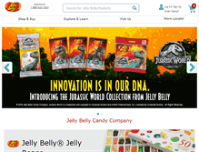 Tablet Screenshot of jellybelly.com